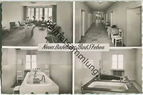 Bad Steben - Neues Badehaus - Foto-Ansichtskarte - Verlag Maria Hetz Bad Steben