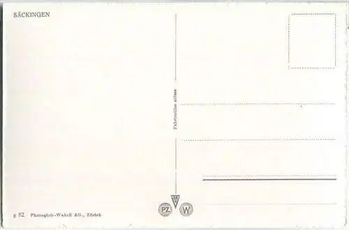 Säckingen - Trompeterlied - Verlag Photoglob-Wehrli AG Zürich