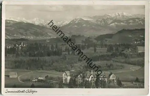 Immenstadt - Bezirks-Krankenhaus - Foto-Ansichtskarte - Verlag Hipp Immenstadt