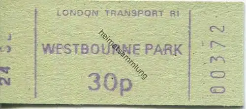 London Transport R1 - Westbourne Park 30p