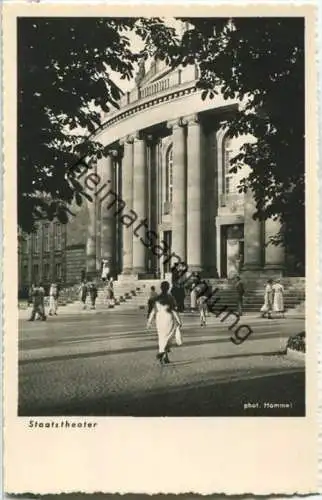 Stuttgart - Staatstheater - Foto-Ansichtskarte - Verlag Paul Hommel Stuttgart