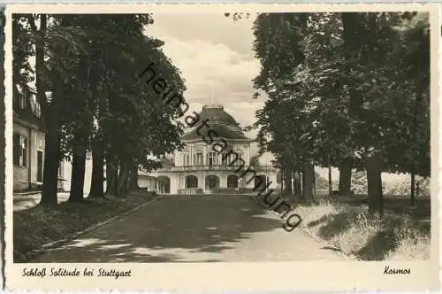 Stuttgart - Schloss Solitude - Foto-Ansichtskarte - Verlag Franckh Stuttgart