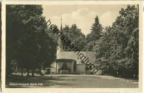 Wallfahrtskapelle Maria Eich - Foto-Ansichtskarte - Verlag R. Zerle München