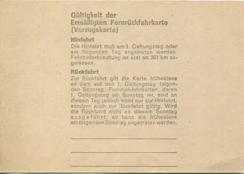 D-Zug Zuschlag - Halber Preis 2. Kl. 2DM 00Pf. 1984