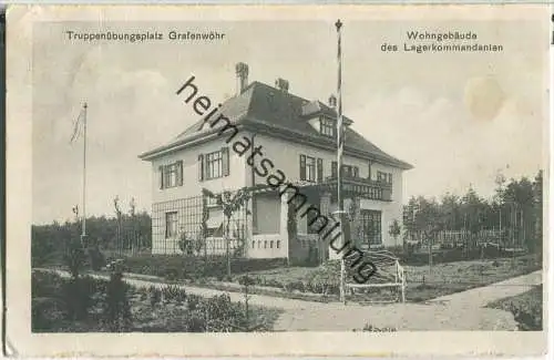 92655 Grafenwöhr - Truppenübungsplatz - Wohngebäude des Lagerkommandanten - Verlag Spahn Grafenwöhr