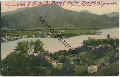 Tegernsee - Blick auf Abwinkel - Verlag Reinicke & Rubin Dresden