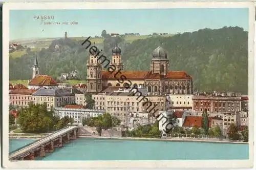 Passau - Innbrücke mit Dom