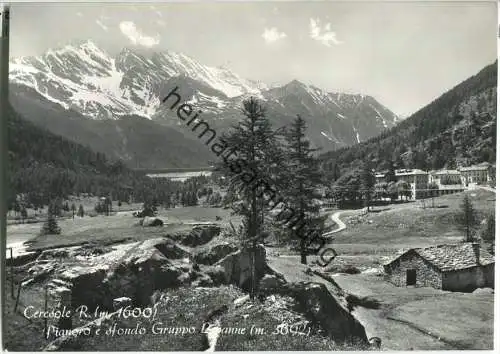 Ceresole Reale - Pianoro - Ansichtskarte Großformat