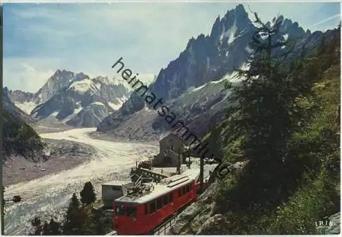 Chamonix - Mont Blanc - Chemin de fer du Montenvers - Ansichtskarte Großformat