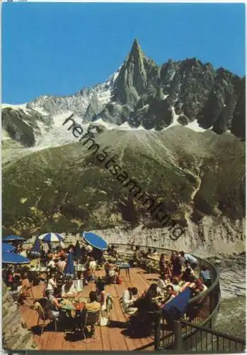 Chamonix - Mont Blanc - Les Terrasses du Montenvers - Ansichtskarte Großformat