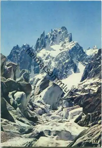 Chamonix - Les seracs de la Mer de Glace - Ansichtskarte Großformat