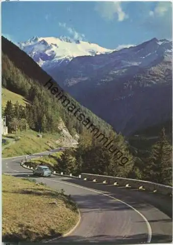 Route de la Forclaz - Ansichtskarte Großformat