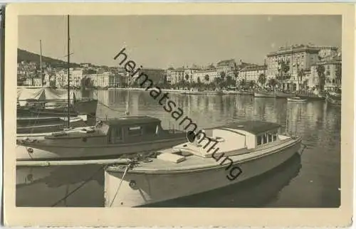Split - Hafen - Foto-Ansichtskarte 1960