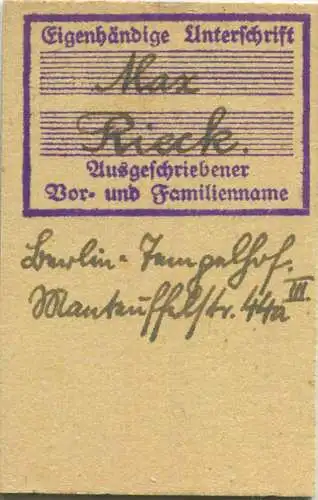 Berlin - Schülermonatskarte zur Fahrt auf der Stadt- u. Ringbahn - 3. Klasse S-Bahnverkehr Preisstufe 2 1935