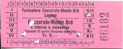 Funicolare Cassarate-Monte Bre Lugano
