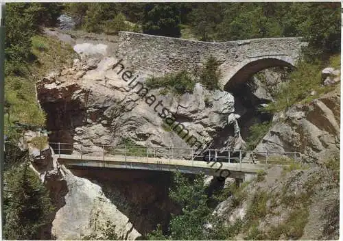 Route du Sanetsch - Ponte du Diable - Ansichtskarte Großformat