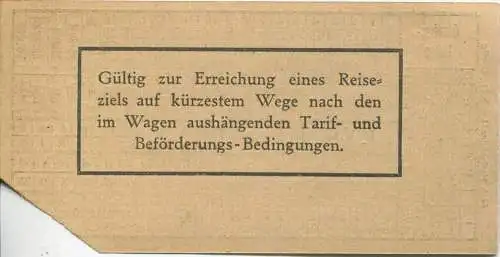 BVG Berlin Köthener Str. 14 - Omnibuslinien Fahrschein 1933