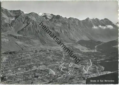 Strada di San Bernardino - Ansichtskarte Großformat