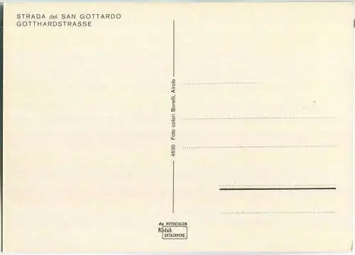 Gotthardstraße - Bus - Ansichtskarte Großformat
