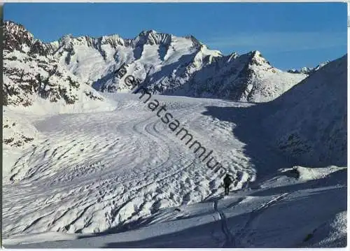 Großer Aletschgletscher - Ansichtskarte Großformat