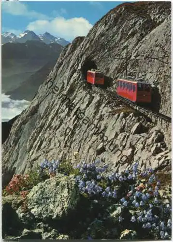 Alpnachstad-Pilatus Kulm - Zahnradbahn - Ansichtskarte Großformat