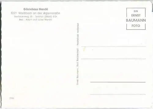 Weißbach an der Alpenstraße - Gästehaus Marchl - Foto-Ansichtskarte