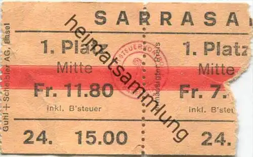 Circus Sarrasani - Eintrittskarte