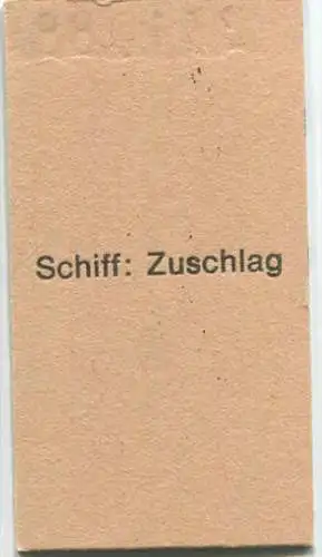 Rundfahrt 1559a Zürich Rehalp Forch und ab Meilen - Fahrkarte 1988 Fr. 2.90 - rückseitig Aufdruck Schiff: Zuschlag