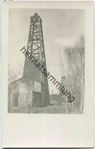 Gbely - Erdöl - oil - Bohrturm - Foto-Ansichtskarte