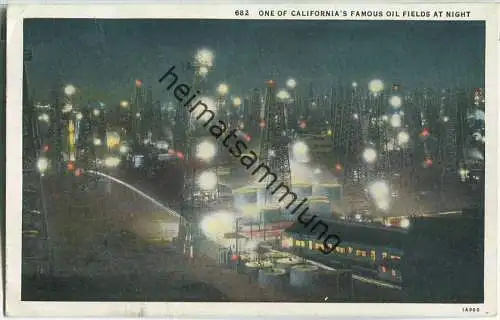 California - Oil Fields at night - Erdöl - oil