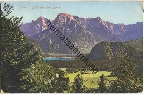 Almtal - Blick auf den Almsee - Verlag F. Windischbauer Wels