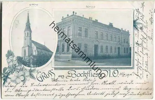 2213 Bockfließ - Schule - Kirche