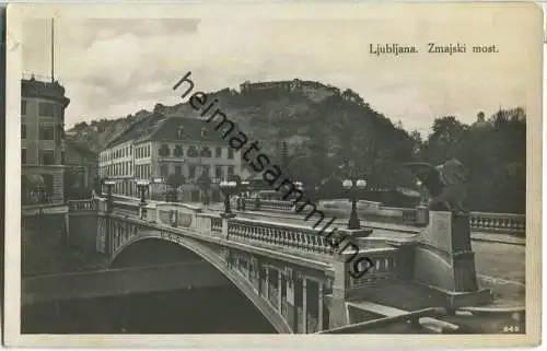Ljubljana - Zmajski most - Foto-Ansichtskarte