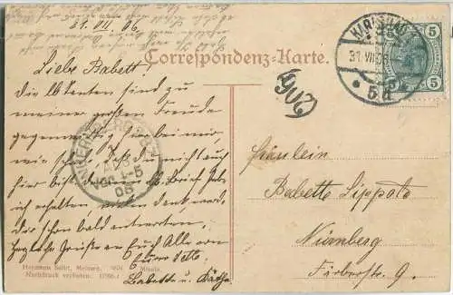 Karlsbad - Kreuzgasse - Verlag Hermann Seibt Meissen