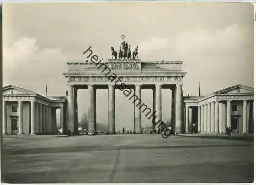 Berlin - Brandenburger Tor - VEB Bild und Heimat Reichenbach Nr. 15/499