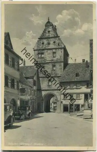 74532 Ilshofen - Stadttor - Gasthof zur Post - Verlag Otto Arnold Ilshofen