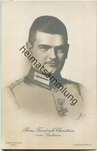 Prinz Friedrich Christian von Sachsen - geb. 31. 12. 1893 - Verlag Photochemie Berlin