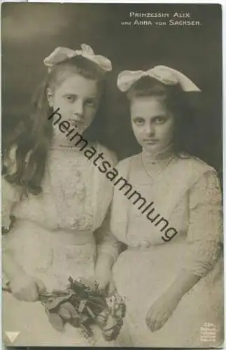 Prinzessin Alix und Anna von Sachsen - Verlag Klinkhardt & Eyssen Dresden