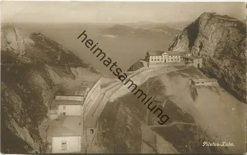 Pilatus-Kulm - Kunstverlag E. Goetz Luzern 20er Jahre