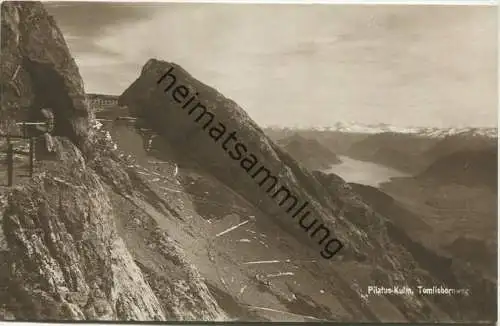 Pilatus-Kulm - Tomlishornweg - Kunstverlag E. Goetz Luzern 20er Jahre