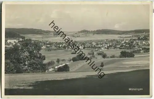 Münsingen - Foto-Ansichtskarte  - Verlag Aug. Schmid Münsingen