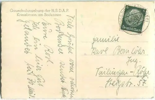 88079 Kressbronn - Gauschulungsburg der NSDAP