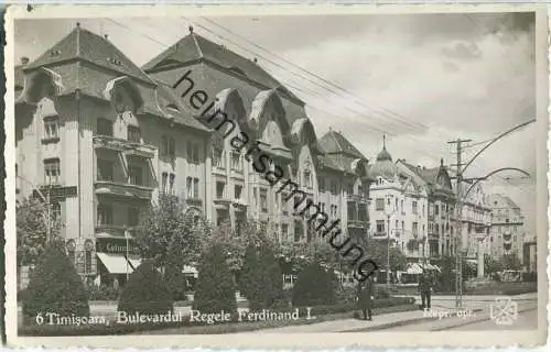 Timisoara - 1941 - Bulevardul Regele Ferdinand I. - Foto-Ansichtskarte
