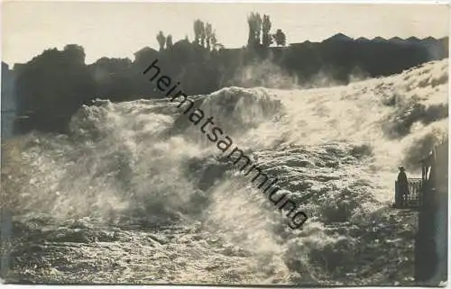 Rheinfall von Fischetz aus - C. K. Verlag Ls Bleuler 's Erben Schloss Laufen 20er Jahre