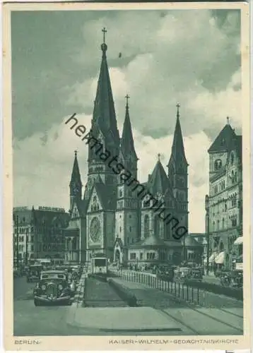 Berlin - Kaiser-Wilhelm-Gedächtniskirche
