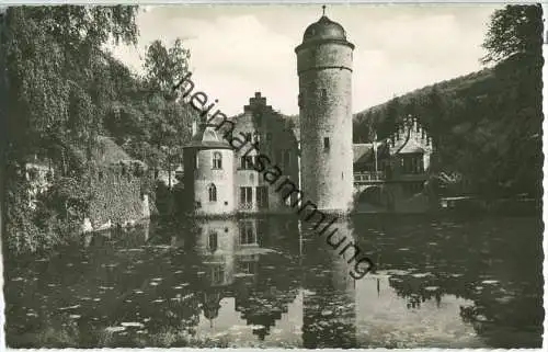 Märchenschloss Mespelbrunn im Spessart - Foto-Ansichtskarte - Verlag Schöning Lübeck