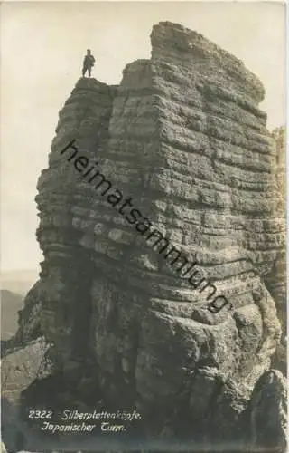 Silberplattenköpfe - Japanischer Turm - Edition Frei & Co. St. Gallen 20er Jahre