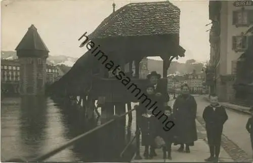 Luzern - Kapellbrücke - Foto-AK