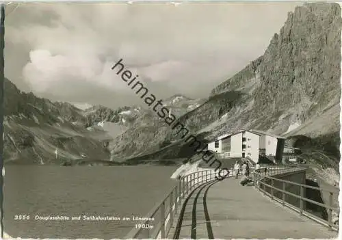 Douglasshütte und Seilbahnstation am Lünersee - Verlag Rhomberg Dornbirn