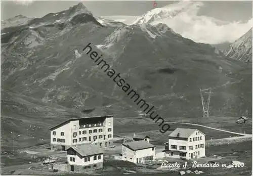 Piccolo S. Bernardo - Foto-AK Grossformat - Vera Fotografia - Ed. S.A.C.A.T. Torino